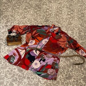 Corey Lynn Calter Multicolor Floral Shirt